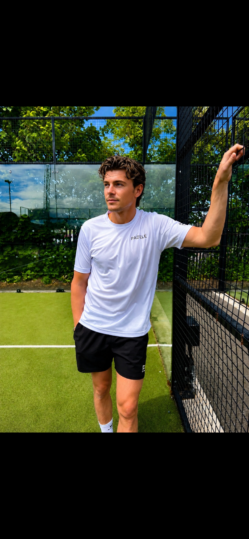 Mens Sports Top - White
