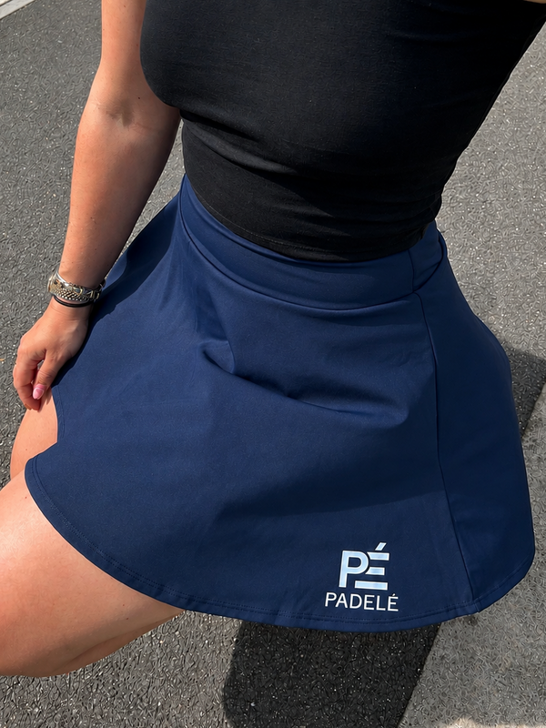 Womens Padel Skort - Navy