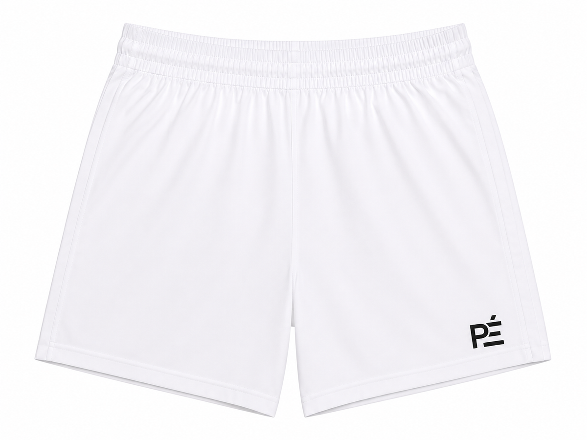 Mens Sport Shorts - White