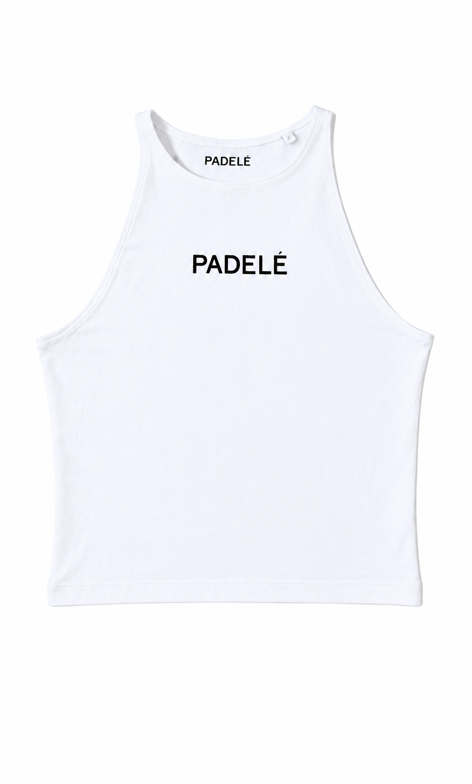 Womens Cropped Tank Top - White