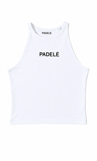 Womens Cropped Tank Top - White