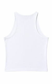Womens Cropped Tank Top - White