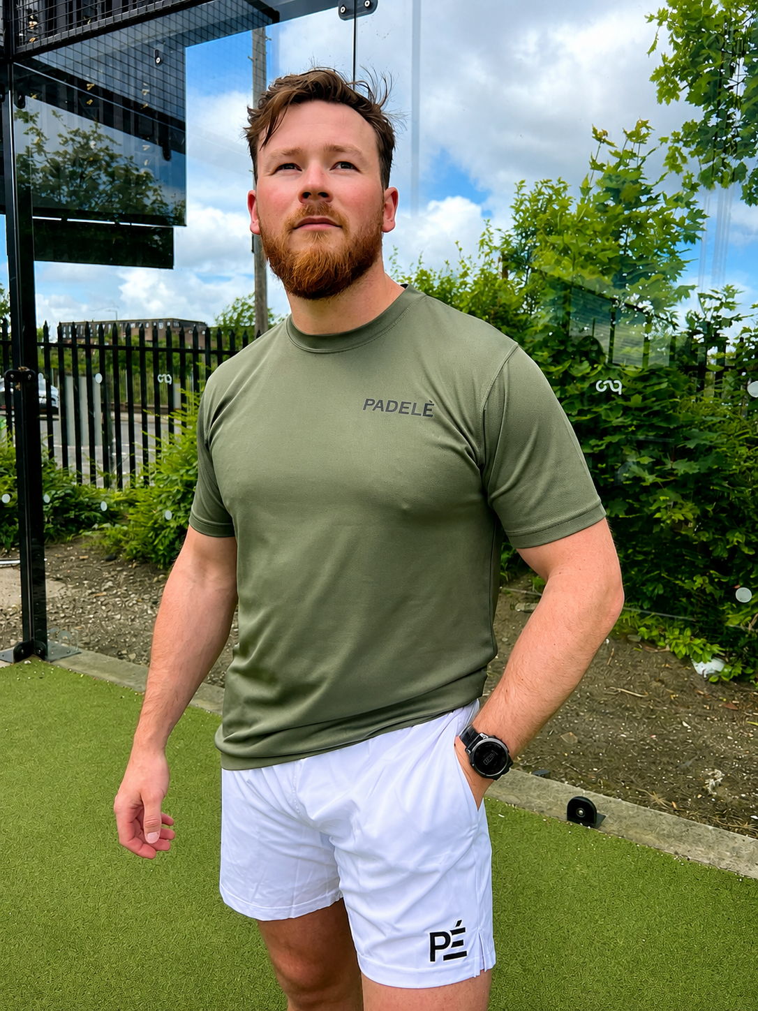 Mens Sports Top - Olive
