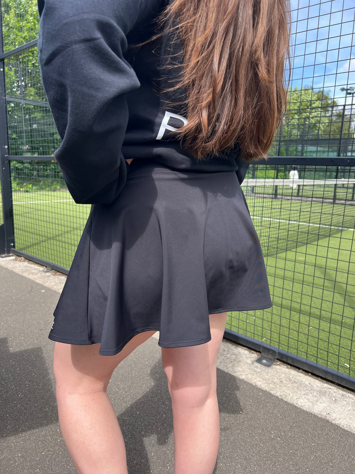 Womens Padel Skort - Black