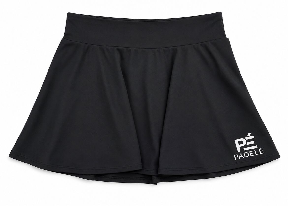 Womens Padel Skort - Black