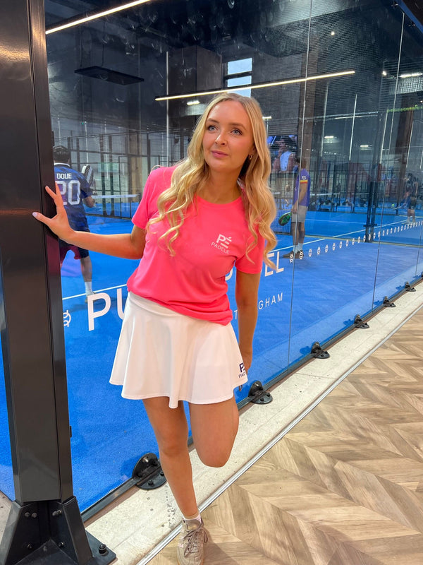 Womens Padel Skort - White